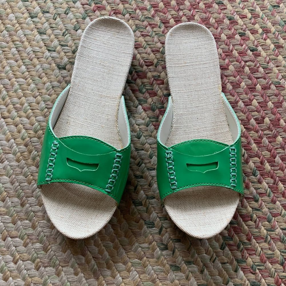 Women's Lands' End Open Toe Driving Mocs